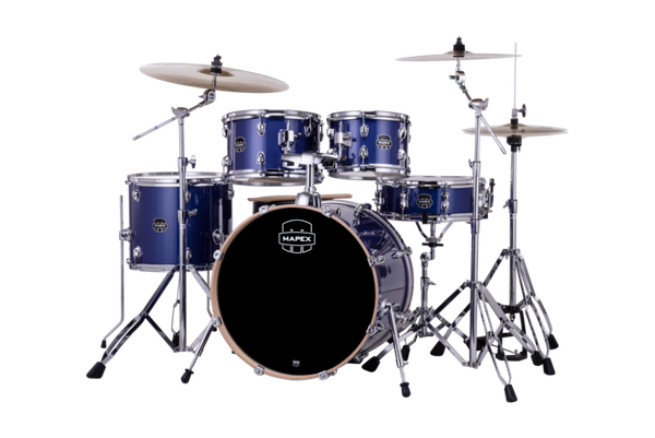 Mapex Venus 5 Piece Fusion Complete Setup Blue Sky Sparkle product image