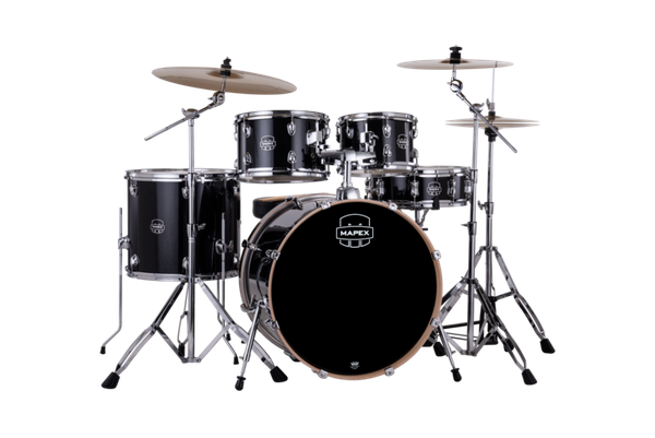 Mapex Venus 5 Piece Rock Complete Setup Black Galaxy Sparkle product image