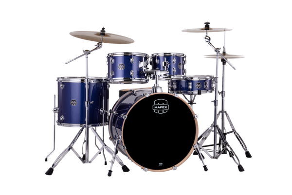 Mapex Venus 5 Piece Rock Complete Setup Blue Sky Sparkle product image