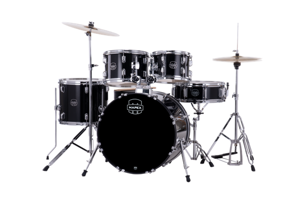 Mapex Comet 5 Piece Complete Setup 20" Bd Dark Black product image