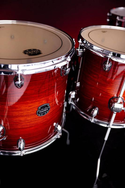 Mapex Armory Series Studioease Shell Pack Fast Toms Red Onyx Burst product image