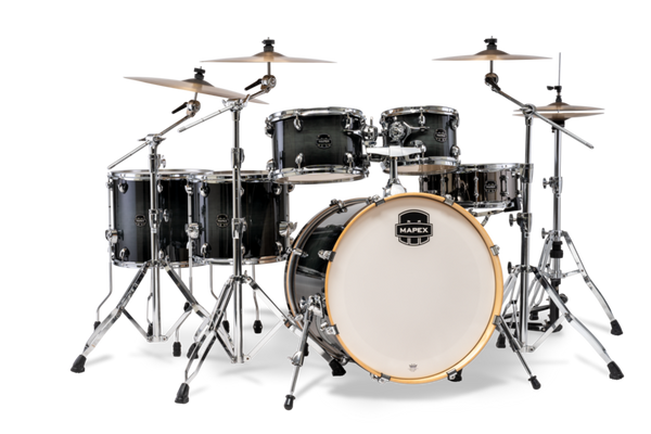 Mapex Armory Series Studioease Shell Pack Fast Toms Black Onyx Burst product image