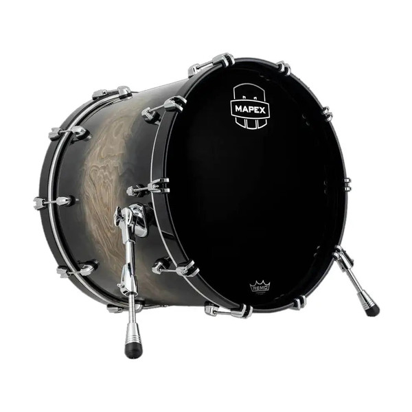 Mapex Saturn VI Bass Drum 18x14 (With Bass Drum Mount) - Black Ink Burst