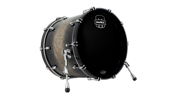 Mapex Saturn VI Bass Drum 22 In. X 18 In. (Without Bass Drum Mount) Black Ink Burst product image