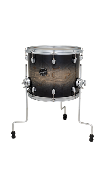 Mapex Saturn VI 14 In. X 12 In. Floor Tom Black Ink Burst product image