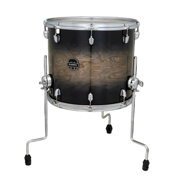 Mapex Saturn VI 18x16 Floor Tom - Black Ink Burst