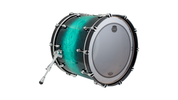 Mapex Saturn VI Bass Drum 22 In. X 18 In. (Without Bass Drum Mount) Marine Teal Burst product image