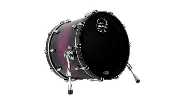 Mapex Saturn VI Bass Drum 20 In. X 16 In. (With Bass Drum Mount) Royal Purple Burst product image