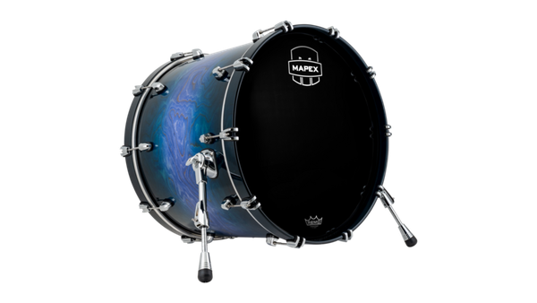 Mapex Saturn VI Bass Drum 22 In. X 18 In. (Without Bass Drum Mount) Cobalt Burst product image