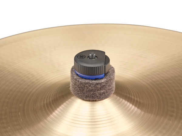 Yamaha QRN8 Quick release nut close up on ride cymbal