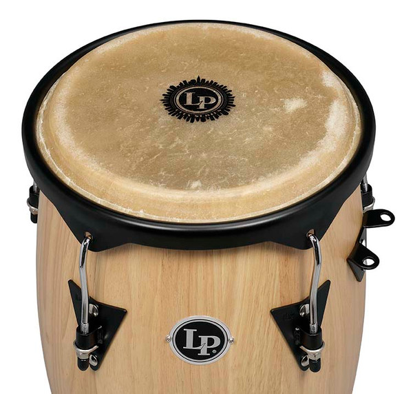 LP City Series 10" and 11" Conga Set with Double Stand - Natural Gloss product image