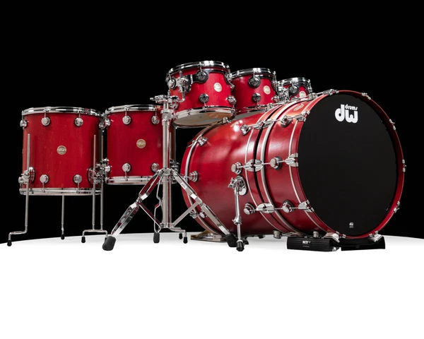 Used DW Collector's Series VLT 7pc Shell Pack - Matte Cherry Stain