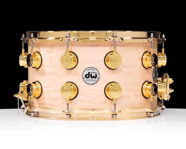 DW Collector's Series SSC Maple 8x14 Snare Drum - Natural To Candy