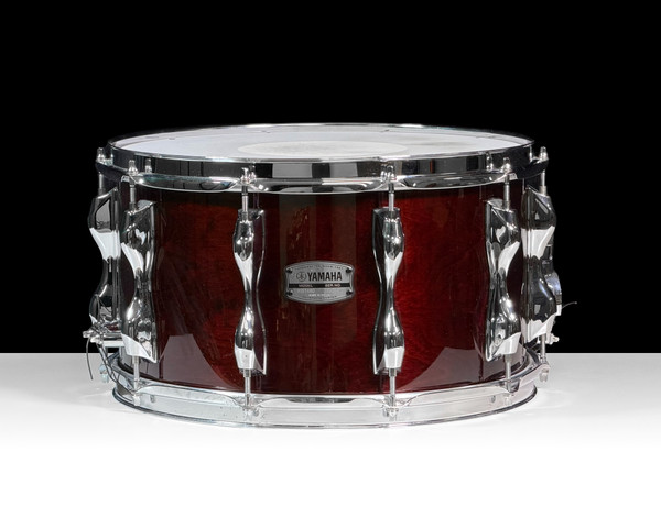 Used Yamaha Recording Custom 14x8 Snare Drum - Classic Walnut - front view