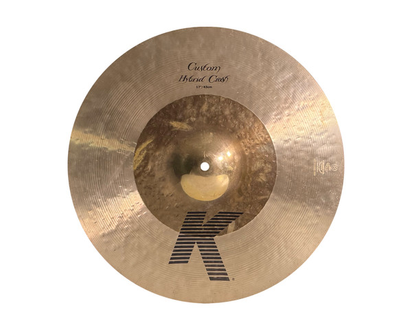 Used Zildjian 17" K Custom Hybrid Crash Cymbal