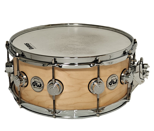 Used - DW Collector's Series Maple Std 6.5x14 Natural Satin Oil, Chr HW