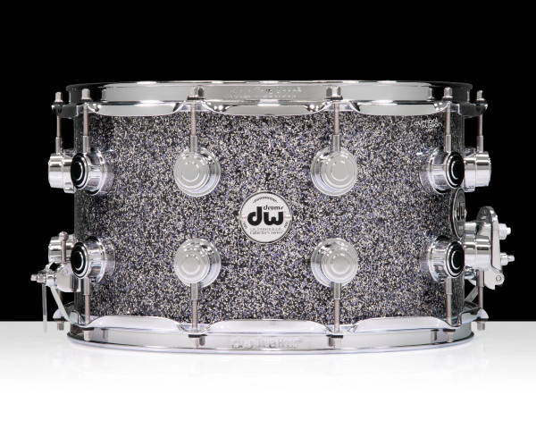 DW Collector's Sonicply Maple 8x14 Snare - Black Galaxy