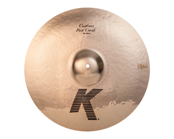 Zildjian 18" K Custom Fast Crash Cymbal K0984 front view