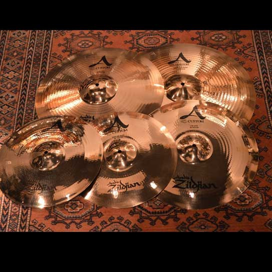 Zildjian A Custom Box Cymbal Pack Free 18" Crash 14/16/18/20 A20579-11