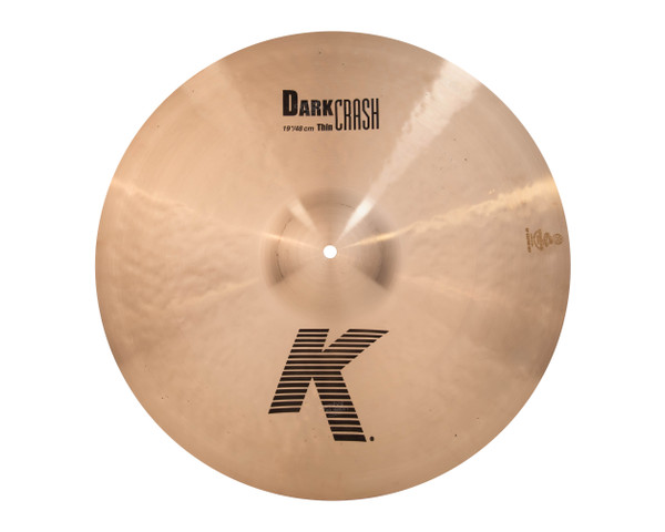 Zildjian 19" K Dark Crash Cymbal Thin K0905 front view