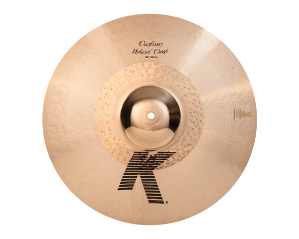 13753 of 14164
Zildjian 18" K Custom Hybrid Crash Cymbal front view