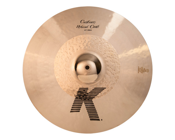 Zildjian 17" K Custom Hybrid Crash Cymbal K1217 front view