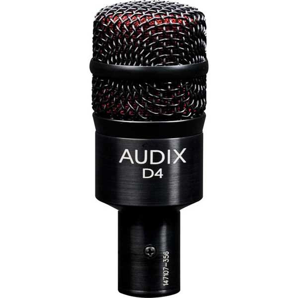 Audix D4 Dynamic Hypercardioid Instrument Microphone D4