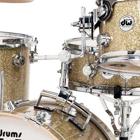 DW DWCP7771 Retro-Style Bass Drum Single Tom Mount DWCP7771