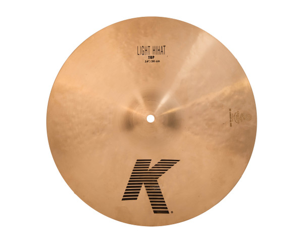 Zildjian 14" K Light Hi Hat Cymbal Pair K0812 front view