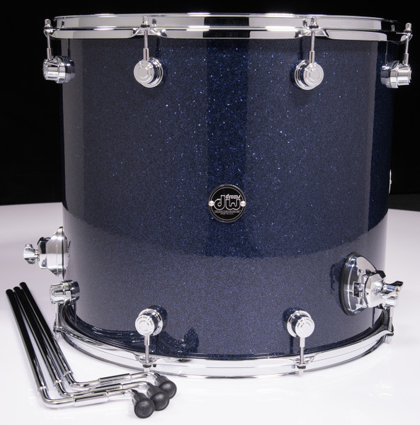 DW Performance Series 16"x18" Floor Tom Indigo Glass