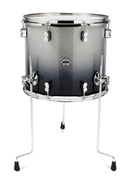 PDP Concept Maple Silver to Black Fade Tom - 14x16