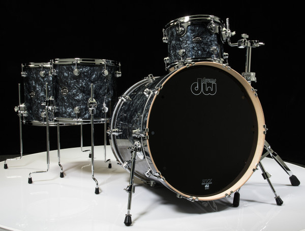 DW Performance Series 4pc Shell Pack 12/14/16/22 Black Diamond