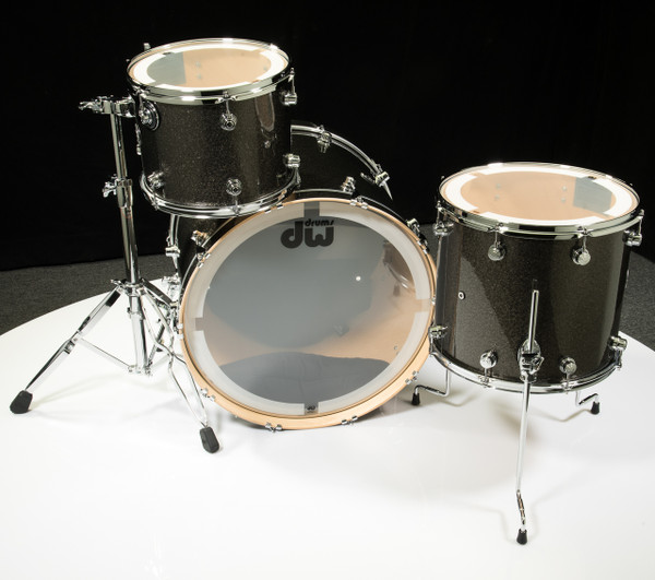 DW Performance Series 3pc Shell Pack Pewter Sparkle 12/16/24