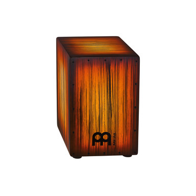 Meinl Headliner Designer Cajon - Tiger Striped and Amber HCAJ2AMTS