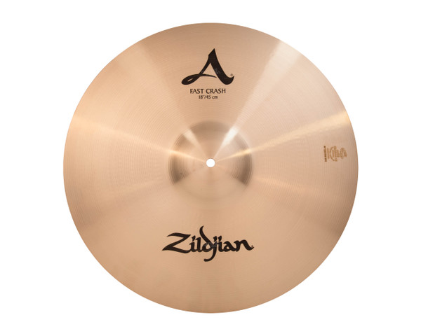 Zildjian 18" A Series Fast Crash Cymbal A0268 front view