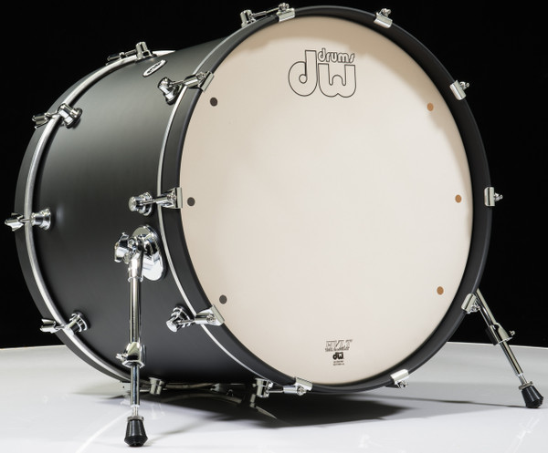 DW Design Series 5pc Drum Set - Black Satin DDLM2215BL