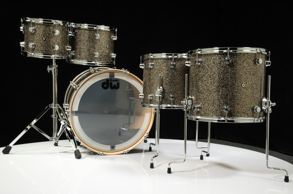 DW Performance Series 5pc Shell Pack Gold Nebula 10/12/14/16/22 - Back