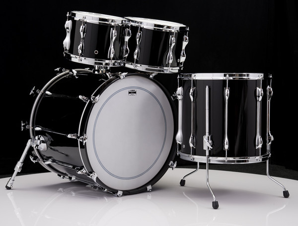 Yamaha Recording Custom 4pc Shell Pack Solid Black