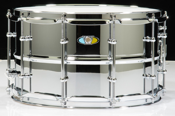 Ludwig 8x14 Supralite Steel Shell Snare Drum