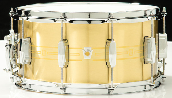 Ludwig Heirloom 7x14 Brass Snare Drum w/ Imperial Lugs
