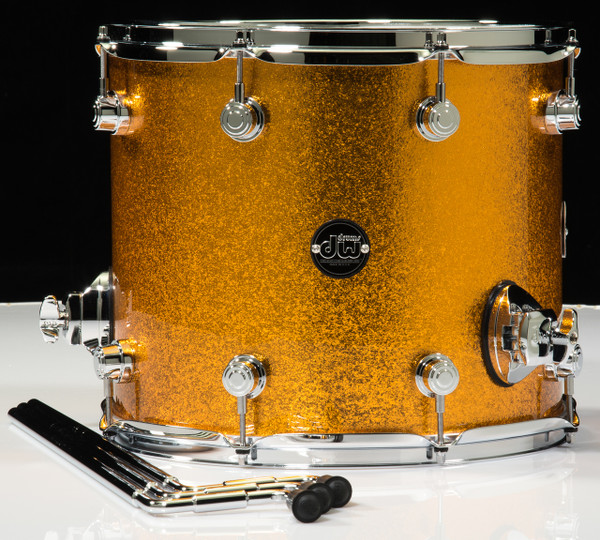 DW Performance Series 12x14 Floor Tom - Gold Sparkle