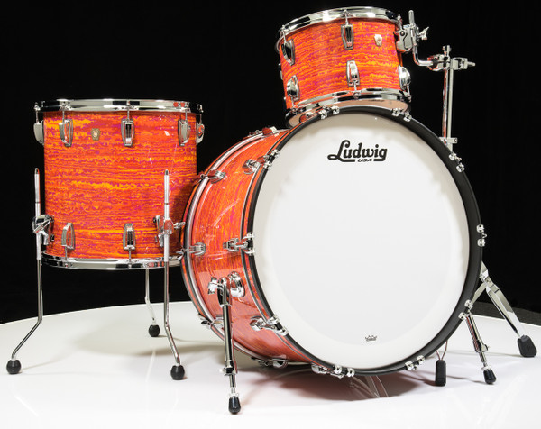 Ludwig Classic Maple PRO Beat 3pc Shell Pack 13/16/24 - Mod Orange