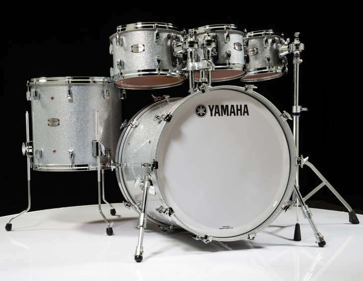 Yamaha Absolute Hybrid Maple 5pc 8/10/12/16/22 Silver Sparkle