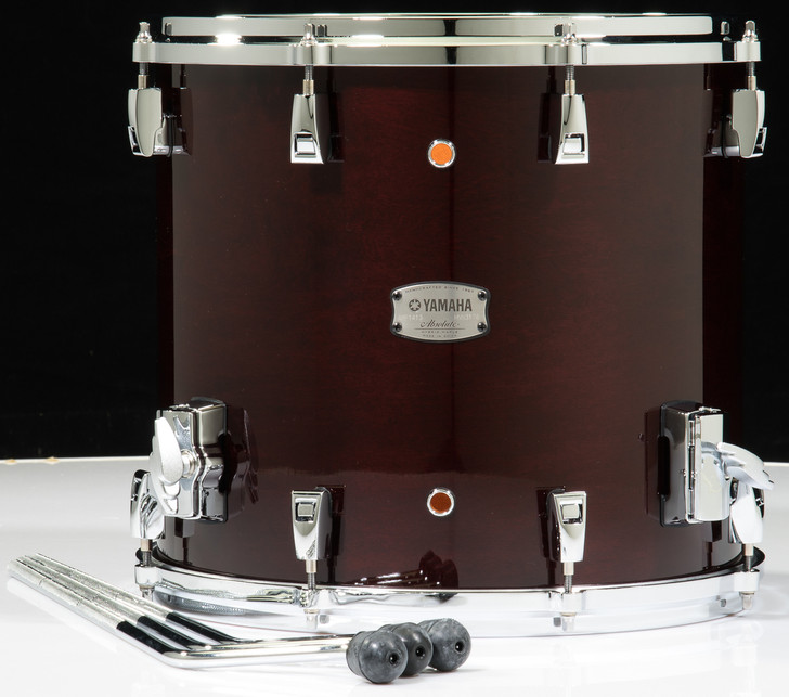 Yamaha Absolute Hybrid Maple 6pc 10/12/14/16/22/14SD Classic Walnut - Floor Tom