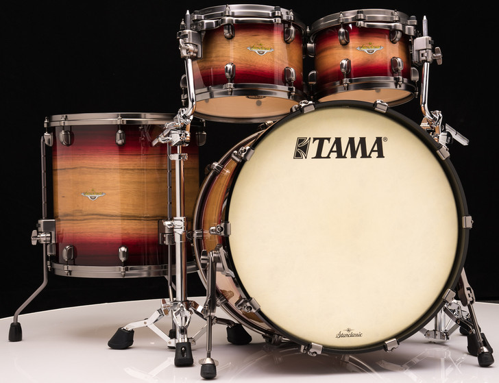 Tama Starclassic Maple Exotix 4pc Shell Pack Ruby Pacific Walnut Burst