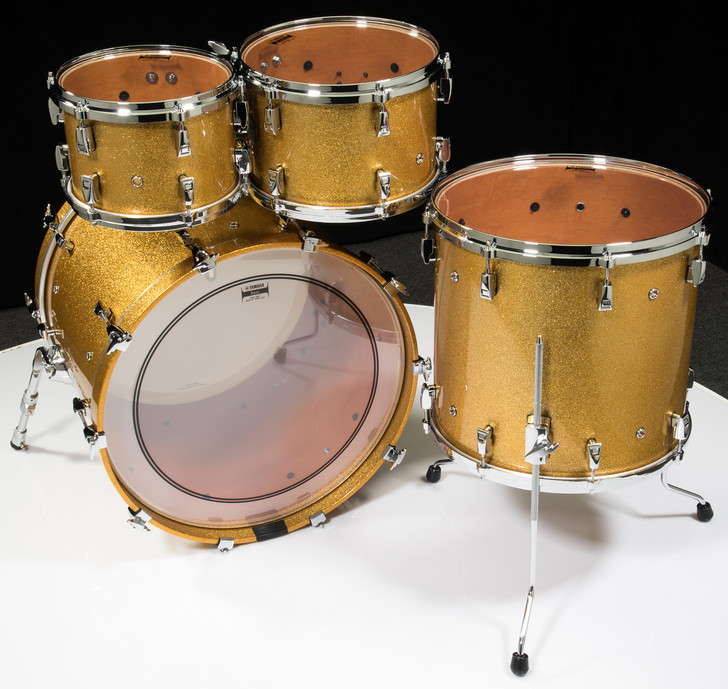 Yamaha Absolute Hybrid Maple 4pc Gold Champagne Sparkle