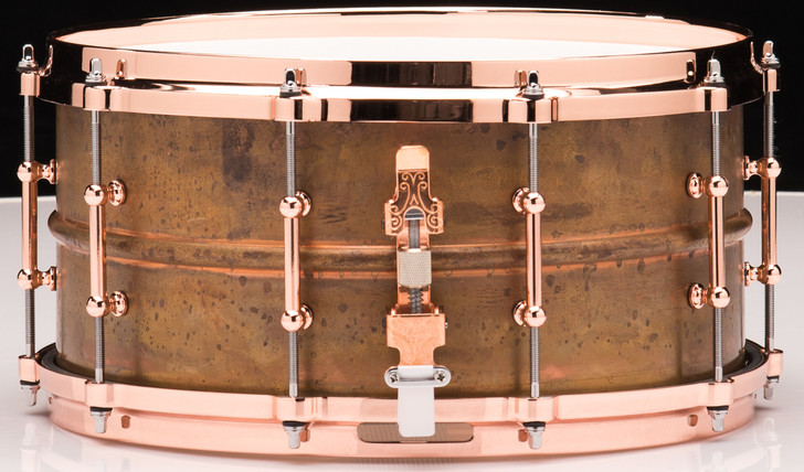 Ludwig Raw Copperphonic 6.5x14 Snare Drum w/ Copper Hardware