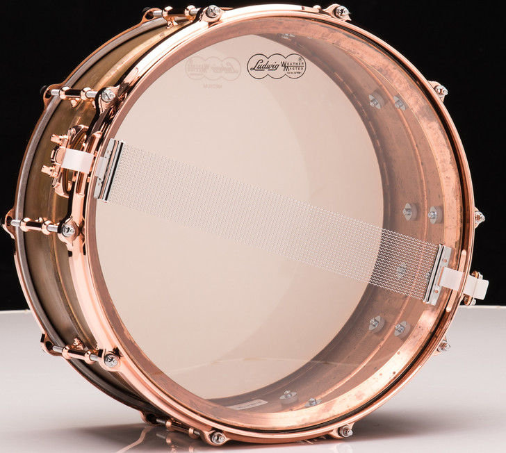 Ludwig Raw Copperphonic 6.5x14 Snare Drum w/ Copper Hardware