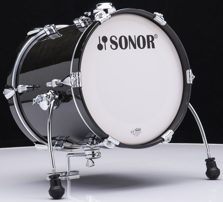 Sonor AQ2 Maple Martini Kit 4pc Shell Pack - Transparent Black Lacquer