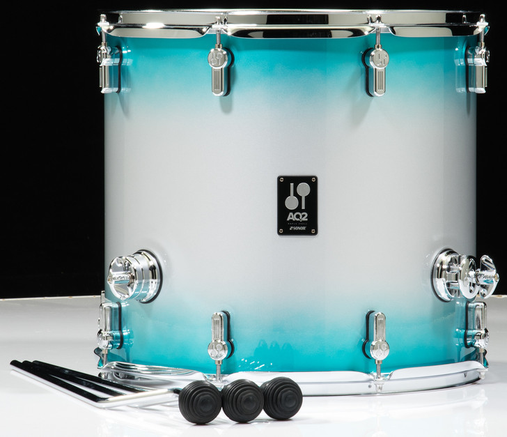 Sonor AQ2 Maple Stage 5pc Shell Pack  - Aqua Silver Burst Lacquer